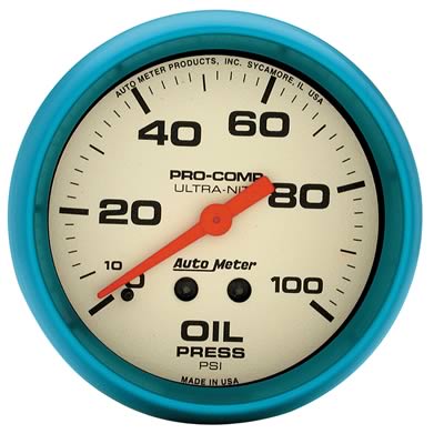 2 5/8 Oil Pressure Gauge 0-100psi