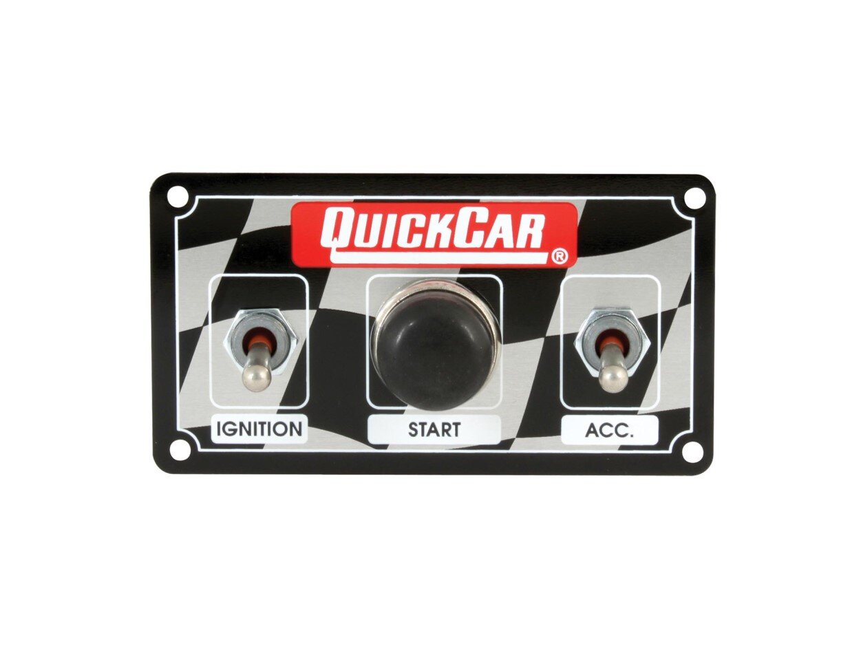 Quickcar Weatherproof Ignition Panel - 1 Acc Switch