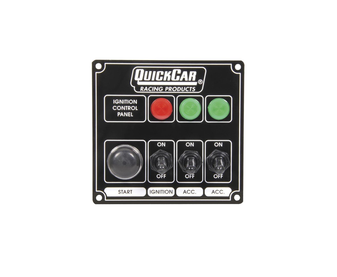 Quickcar Ignition Panel - 2 Acc Toggles W/ Lights – MHR Performance ...